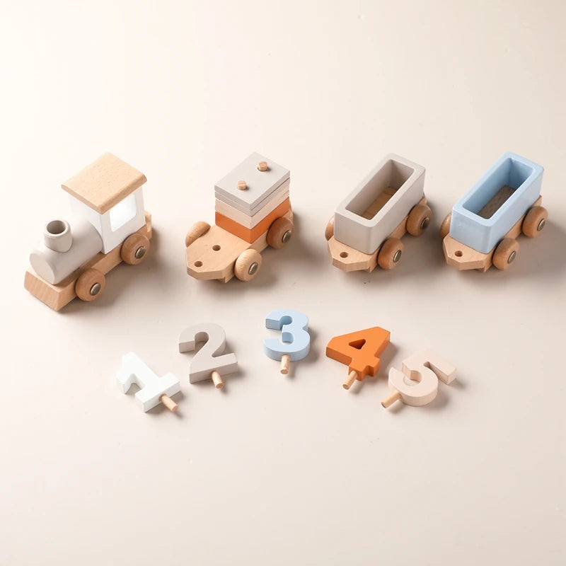 Montessori Kaffeemaschine aus Holz – Kinder-Küchenspielzeug-Set für Rollenspiele, Pädagogisches Holzspielzeug, Ideales Geschenk für Kleinkinder