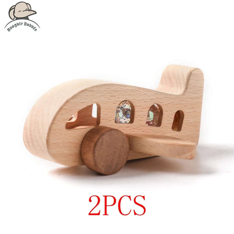 Personalisierbarer Geburtstagszug aus Holz – Montessori Lernspielzeug mit Zahlen, Pädagogisches Steckspiel für Babys und Kleinkinder