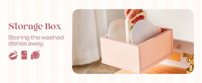 Robotime Robud Kinderküche aus Holz – Eckspielküche mit realistischen Soundeffekten, Rollenspiel-Set für Jungen & Mädchen, Pink
