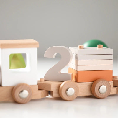 Montessori Kaffeemaschine aus Holz – Kinder-Küchenspielzeug-Set für Rollenspiele, Pädagogisches Holzspielzeug, Ideales Geschenk für Kleinkinder