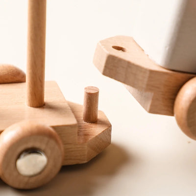 Montessori Kaffeemaschine aus Holz – Kinder-Küchenspielzeug-Set für Rollenspiele, Pädagogisches Holzspielzeug, Ideales Geschenk für Kleinkinder