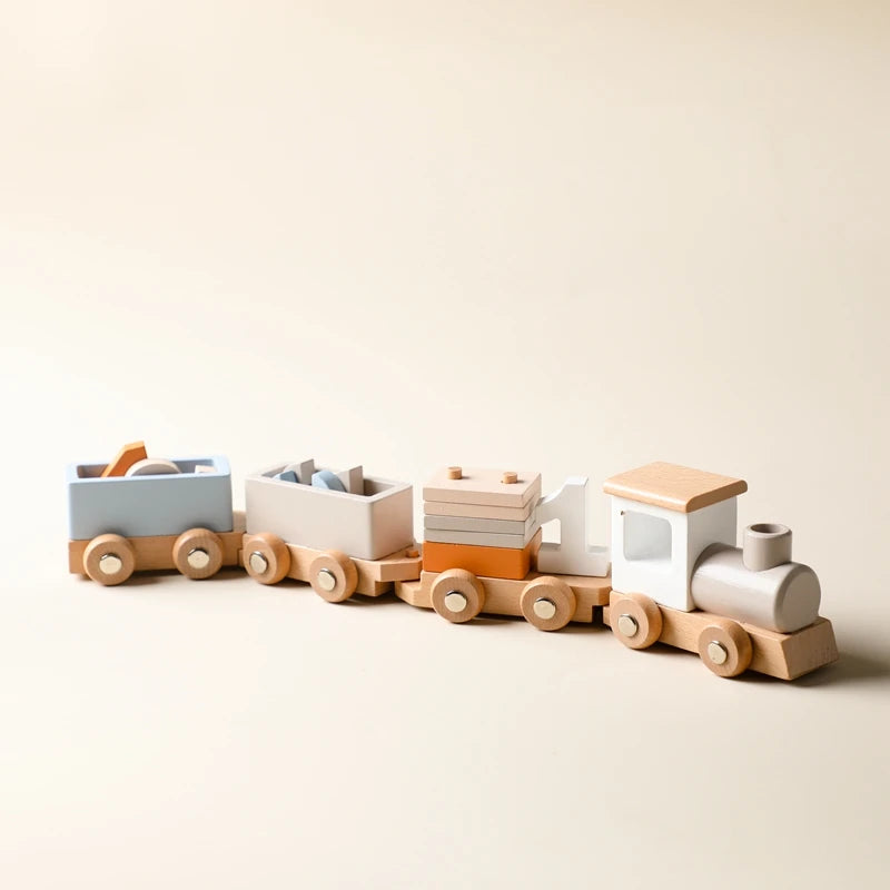 Montessori Kaffeemaschine aus Holz – Kinder-Küchenspielzeug-Set für Rollenspiele, Pädagogisches Holzspielzeug, Ideales Geschenk für Kleinkinder