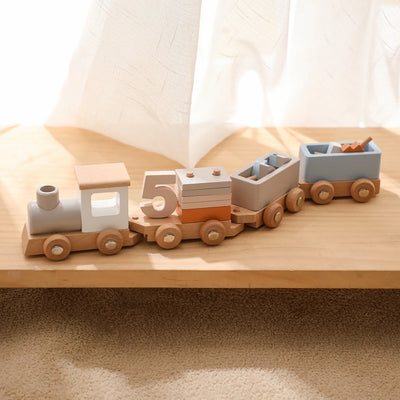 Montessori Kaffeemaschine aus Holz – Kinder-Küchenspielzeug-Set für Rollenspiele, Pädagogisches Holzspielzeug, Ideales Geschenk für Kleinkinder