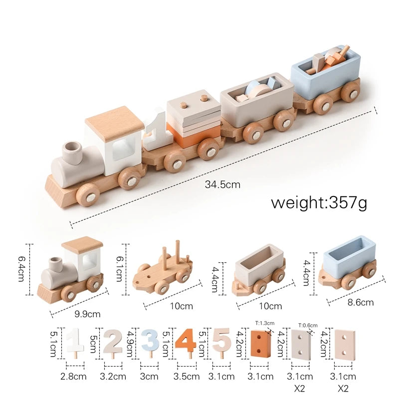 Montessori Kaffeemaschine aus Holz – Kinder-Küchenspielzeug-Set für Rollenspiele, Pädagogisches Holzspielzeug, Ideales Geschenk für Kleinkinder